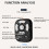 J6PRO Multifunctionele Bluetooth-ringafstandsbediening: selfie-sluiter, TikTok/Instagram-like, videobediening, compatibel met iPhone en Android 4
