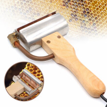 Elektrisch beheiztes Imkermesser – Entdeckelungswerkzeug mit Holzgriff für die Honigernte und Bienenstockpflege
