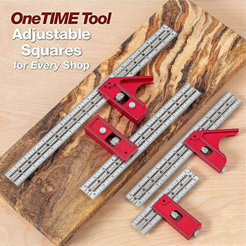 Woodworking Tools Combination Adjustable Squares,Combination and Double Square Woodworking Tools 12 inches 1