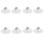 Cabinet Door Knobs, Furniture Pull Handle, 8pcs Self Adhesive Knobs No Drilling Mirror Cabinet Handles Drawer Knobs Transparent 1