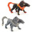 Creature Eldrador a due teste, giocattoli Hellhound, action figure, creature mitiche, giocattolo per bambini dai 7 ai 12 anni 3
