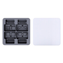 Prank skull Shaped Ices Cubes Trays, Silicone Mold For Diy Cake Chocolate Candy