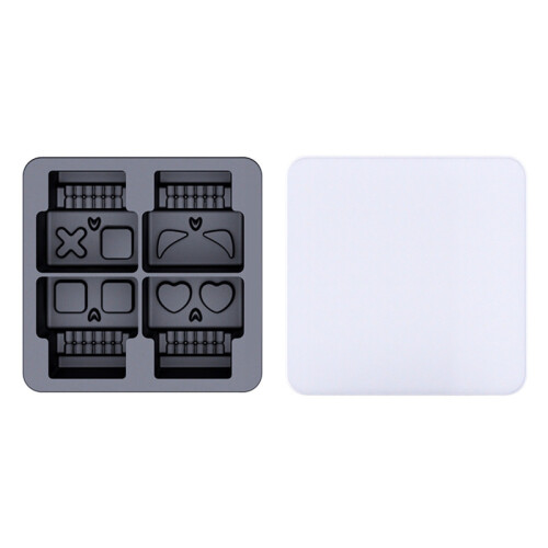 Prank skull Shaped Ices Cubes Trays, Silicone Mold For Diy Cake Chocolate Candy