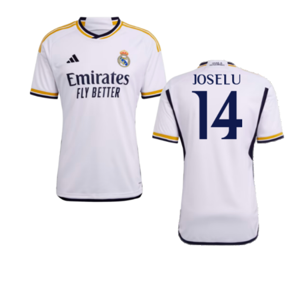 Adidas (3Xl) 2023-2024 Real Madrid Home Shirt (Joselu 14)