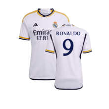 (3XL) 2023-2024 Real Madrid Home Shirt (Ronaldo 9)