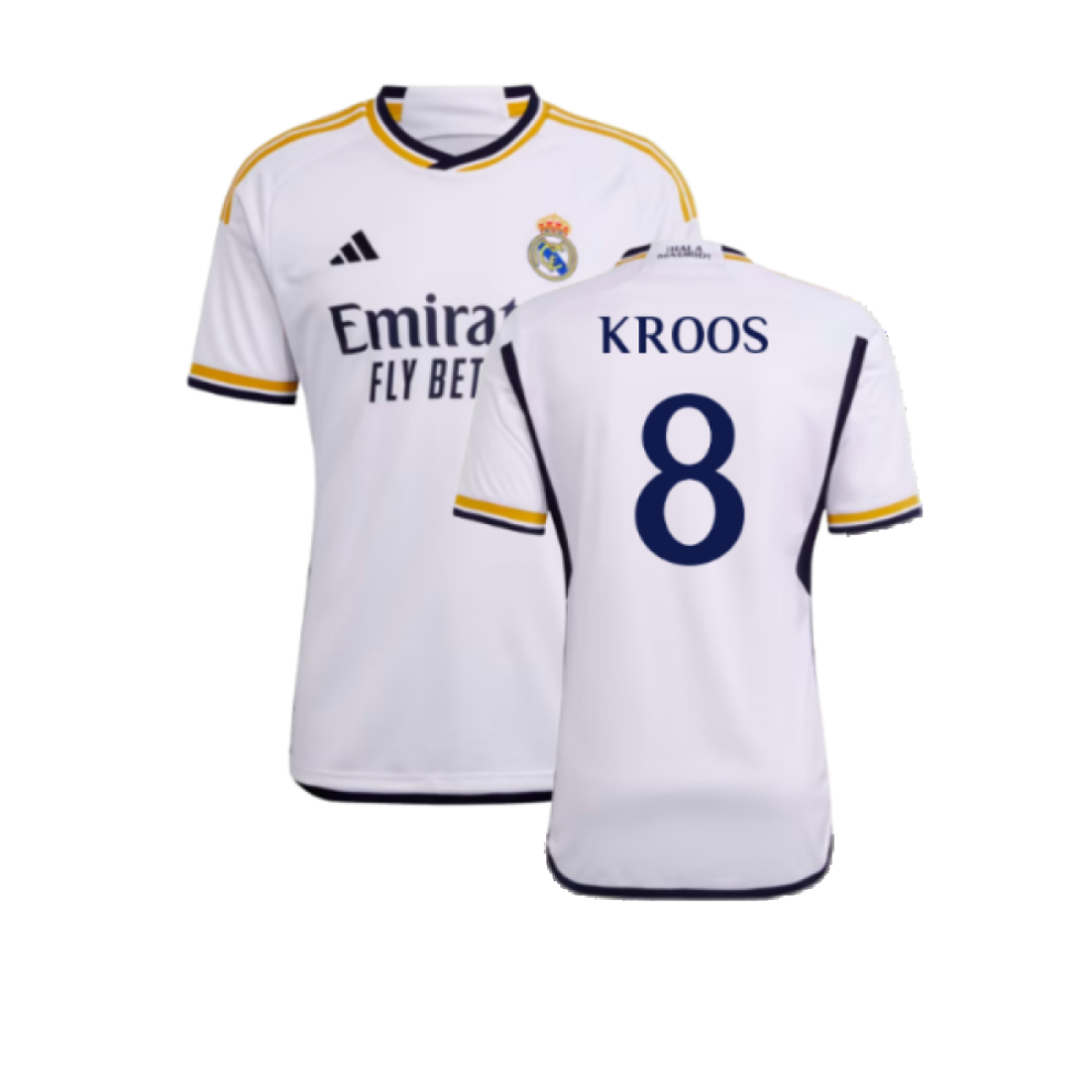 Adidas (Xxl) 2023-2024 Real Madrid Home Shirt (Kroos 8)