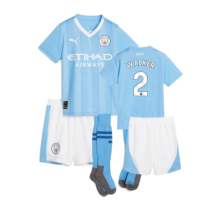 (1-2 Years) 2023-2024 Man City Home Mini Kit (WALKER 2)