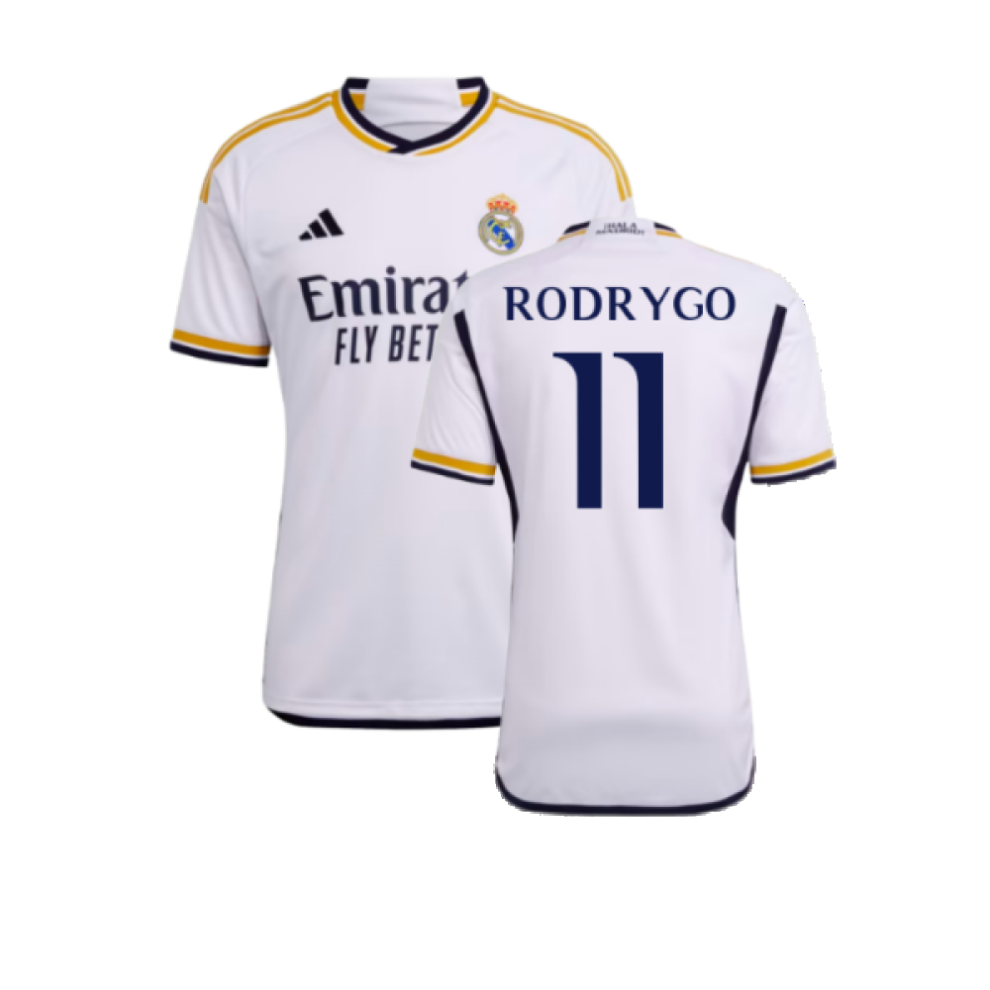 Adidas (3Xl) 2023-2024 Real Madrid Home Shirt (Rodrygo 11)