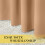 (BEIGE, 90" Width x 90" Drop) Thermal Blackout Eyelet Ring Top Curtains Pair + Tie Back 4