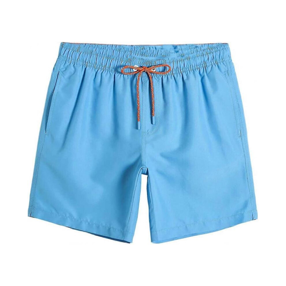 (Baby Blue,Small)Dissolving Swim Trunks Birthday Prank Funny Bachelor Beach Party Gift For Your Bro Lose His Swim Shorts In The Swimming Pool (get It)