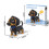 3D Dog Building Block Model, Compatible with LEGO Bricks, Suitable for Educational and Puzzle Building 1