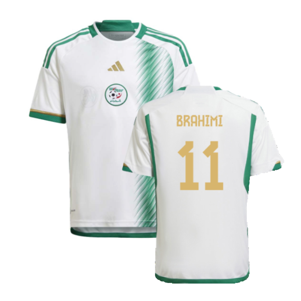 Adidas (Xxl) 2022-2023 Algeria Home Shirt (Kids) (Brahimi 11)