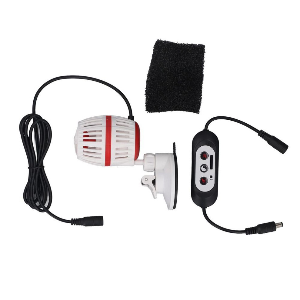 (white) Aquarium Circulation Pump Variable Frequency Quiet Submersible Wave Maker Pump For Fish Tank White