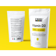 Vitamin D3 4000IU Tablets 365 High Strength UK Supplements
