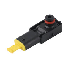 Black Car Brake Booster Pressure Sensor 5Q0 906 207 Replacement for A1 A3 A5 A6 A7 A8 Q2 E2U711