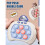 Electronic Pop Game - MOOHOP - Pop Push it Game Controller - ABS - Multiplayer Mode - Brown + Blue 2