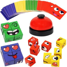 Board game - PRUMYA - Face Cube - 3D puzzle - For children aged 3 and over - 1 to 4 players