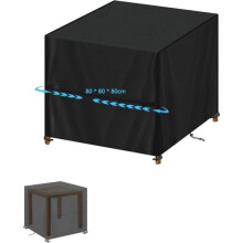 Square Garden Table Cover Square Table Protection Cover 80x80x80cm 420D Oxford Coffee Table Cover Outdoor Garden Tarpaulin Living Room
