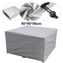 Outdoor Garden Furniture Cover, Durable Material for Outdoor, Square Table and Chairs (90 x 90 x 90 cm)