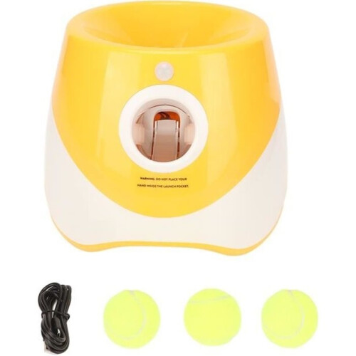 SURENHAP Interactive Automatic Dog Ball Launcher - Three Range Modes - 2200mAh Battery