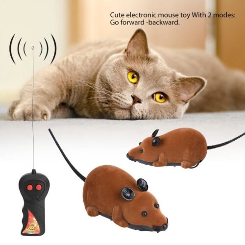 Electronic Toy - VGEBY - Remote Control Mouse - Brown - 2 Modes - Control up to 7.5m 2