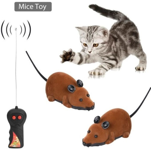 Electronic Toy - VGEBY - Remote Control Mouse - Brown - 2 Modes - Control up to 7.5m