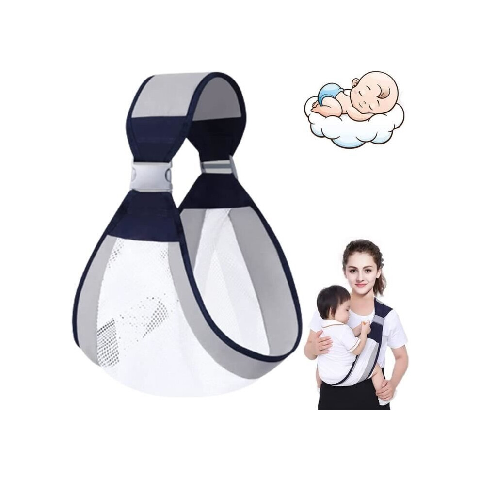 3D Baby Carrier, Baby Sling, Breathable Baby Carrier, Baby Carrier, For Babies And Toddlers Up To 20 Kg ( Mesh) Grey Aihontai