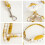 Pet Harness - Unspecified - M - Yellow - Comfortable and Adjustable - For Cats 3