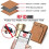 Leather Wallet - Unspecified Brand - Brown - RFID Blocking - Zippered Pocket - With Chain 3