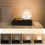 Rechargeable Kids Night Light Touch Control LED Bedside Lamp with Mini Touch Adjustable Brightness Remote Control, White 2