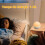 Rechargeable Kids Night Light Touch Control LED Bedside Lamp with Mini Touch Adjustable Brightness Remote Control, White 5