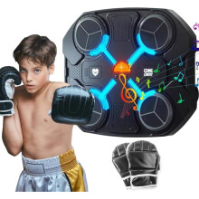 Musical Boxing Machine for Kids - Boxing Target - 3 Adjustable Speed Levels - With Boxing Gloves