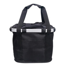 Folding Bicycle Basket Small Pet Cat Dog Carrier Front Bike Handlebar Basket Quick Easy Installation Bag