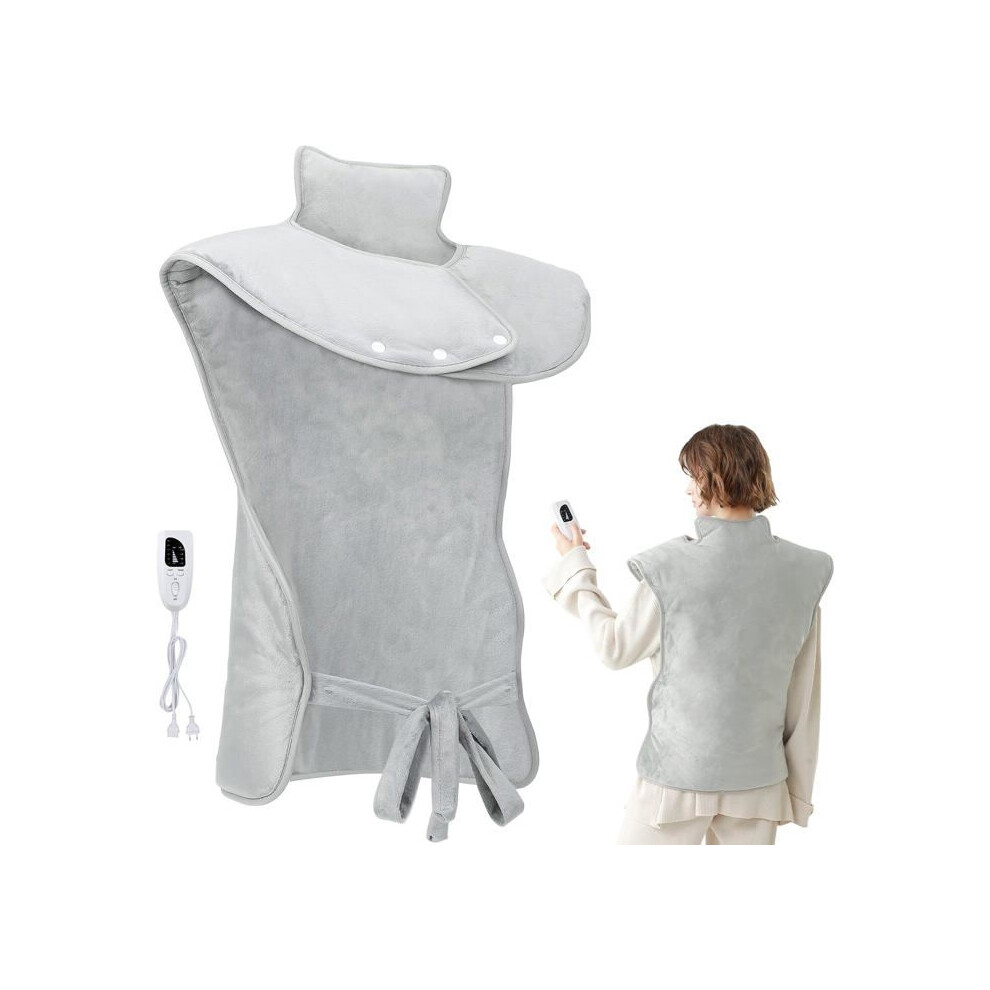 Aihontai Neck And Back Heating Pad - Electric Heating Blanket With 6 Adjustable Temperatures / Fast Heating - 61X94 Cm