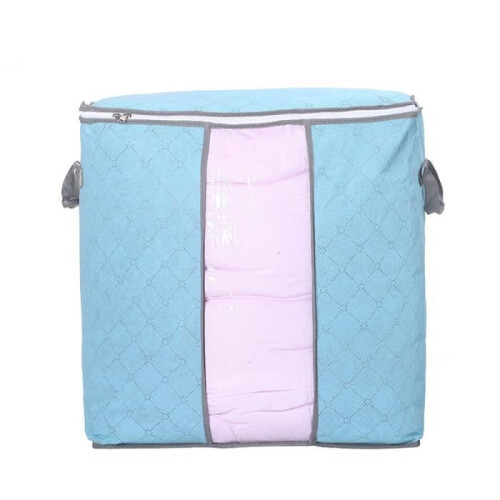 Blanket and Clothes Storage Bag Clear Organizer Box Bed Blanket Bag 1
