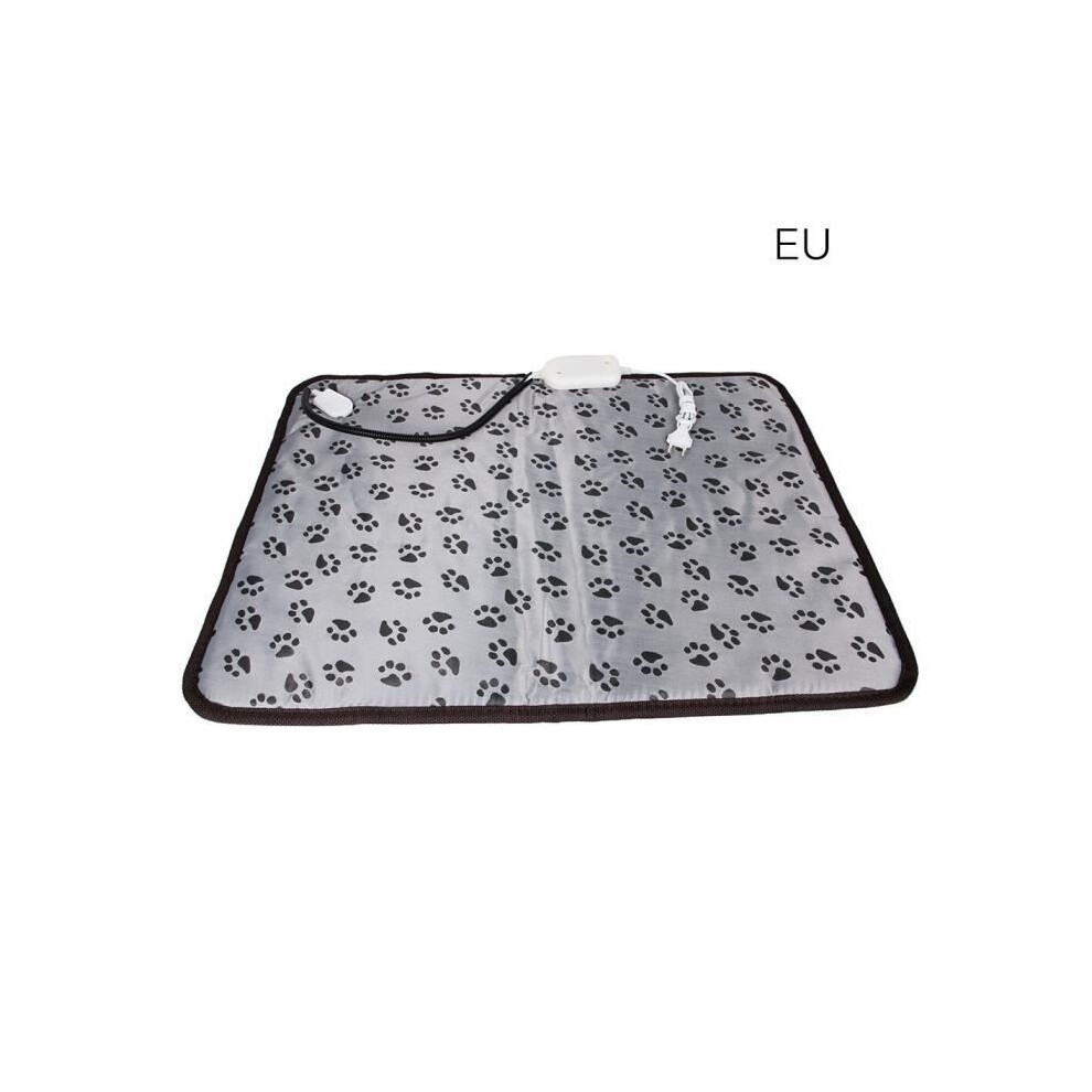 Aihontai Electric Blanket,Electric Pet Heating Mat,Heated Blanket- Eu Plug Footprints-45X45cm