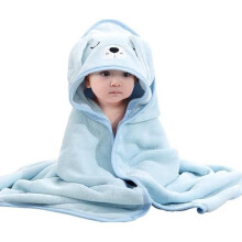 Baby Hooded Bath Towel Extra Soft Absorbent Bath Towel with Animal Design for Newborn Baby