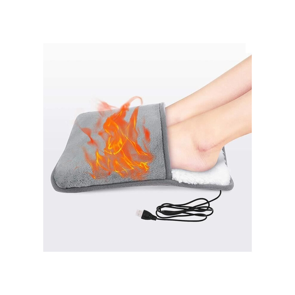 Aihontai Usb Heated Foot Warmer For Winter, Electric Foot Pad - Constant Temperature, For Home And Office