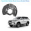 Car Front Disc Brake Dust Cover Shield Plate for Left Front 2