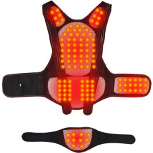 Magnetic Posture Corrector Heated, Posture Belt Detachable with 5 Plates, 108 Pieces Magnets -70-90kg