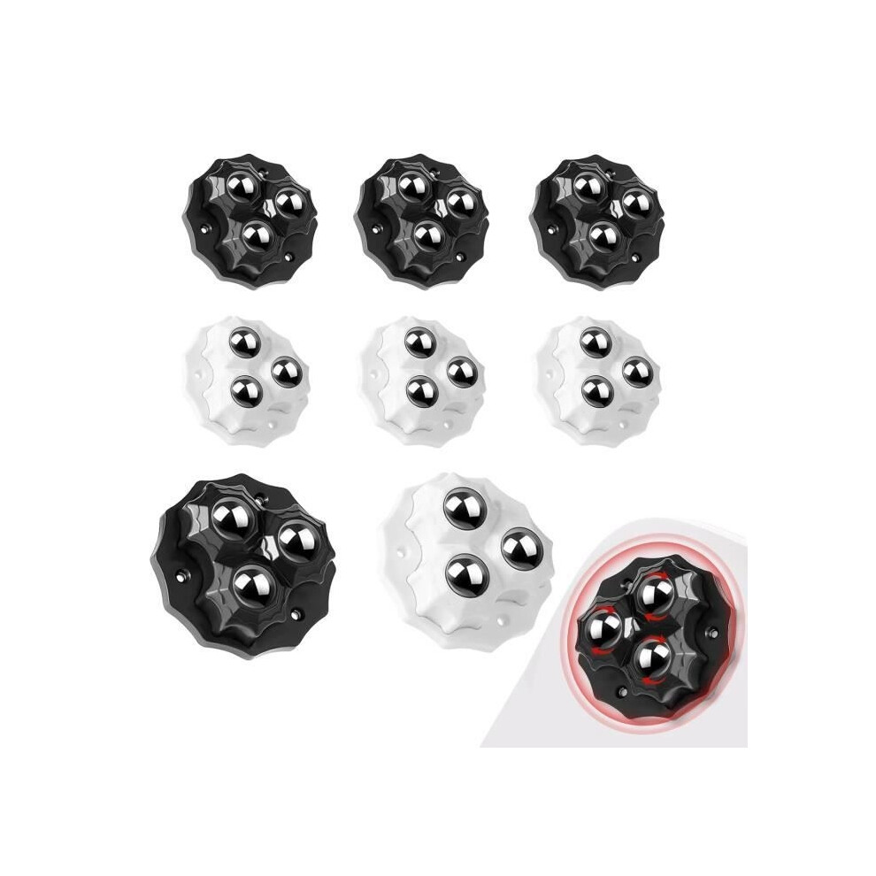 Furniture Casters - 8Pcs - Swivel - Plastic - Maximum Load 150 Kg 9314269500111
