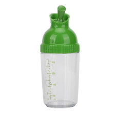 Hililand 200 ml BPA-freier Salatdressing-Shaker-Behälter mit auslaufsicherem Deckel