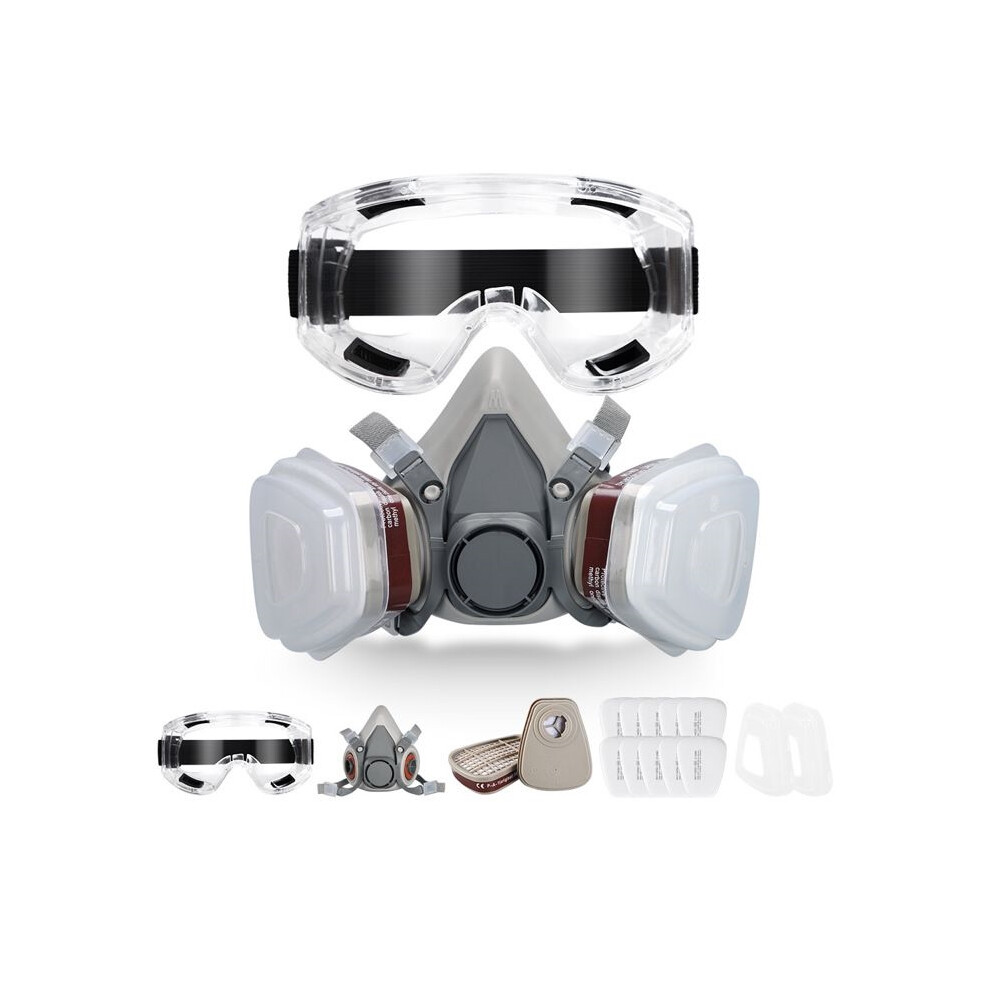 Reusable Respirator Dust Mask With Filter Full Set 10 Pieces Cotton Pzcc 9314269502535