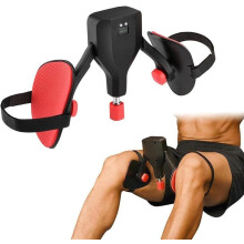 Pelvic Floor Thigh Trainer 0-77 lbs, Adjustable Resistance, Black Multifunctional Thigh Trainer for Home