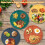 4PCS Plastic 3-Divided Plates, 23CM Unbreakable Portion Control Plates, 3 Compartment Plate 3