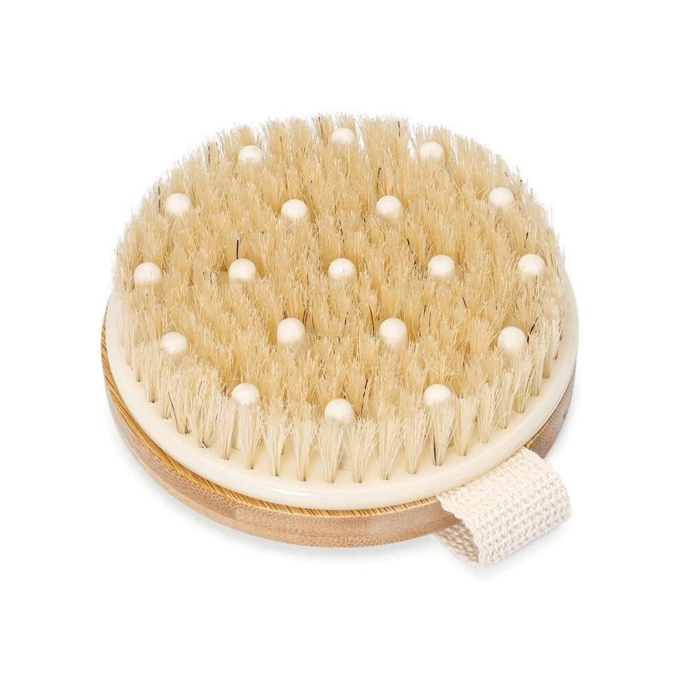Aihontai Dry Body Brush, Exfoliating Body Brush Ideal For Dry Skin, Lymphatic Drainage, Cellulite - Wooden Massage Shower Brush