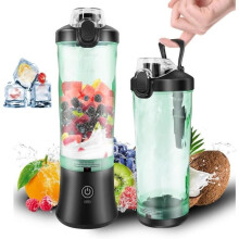 Mini Portable Blender, 600ml Electric Mixer DAYPLUS with 1 Cup, 4000mAh USB, for Fruits Smoothies Shakes