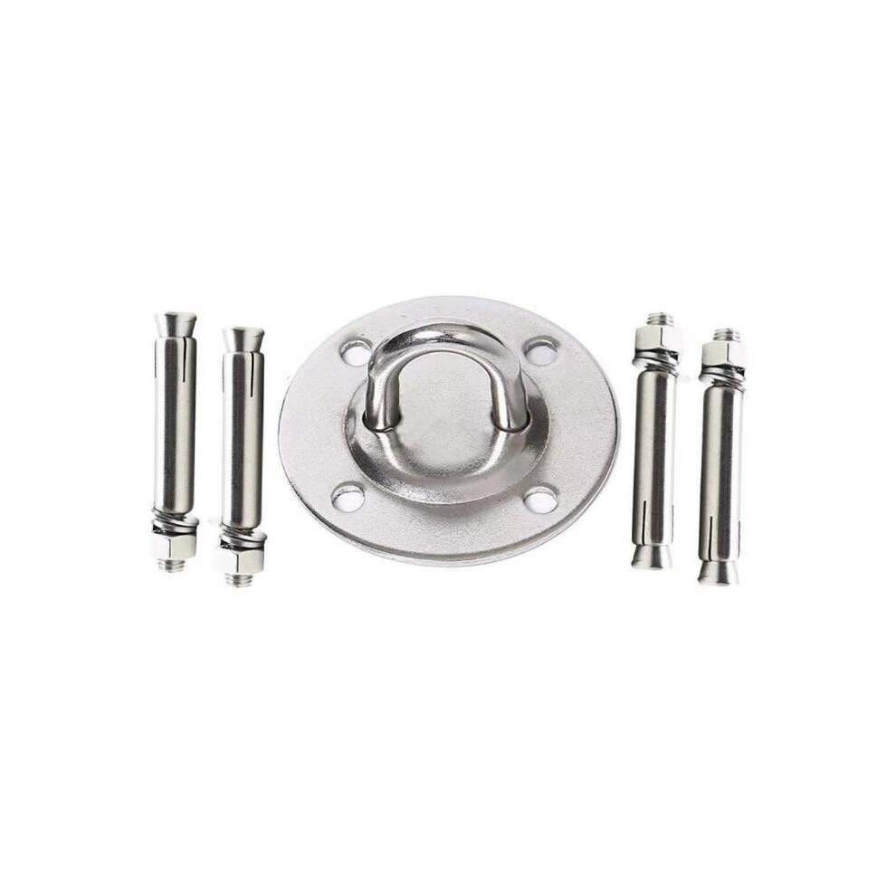 5Pcs Eye Plates Ceiling Hook Stainless Steel Ceiling Eye Plate For Yoga, Swing, Hammock, Etc. 9314269505468