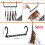 Magic Hangers - Wardrobe Organizer - Multifunctional Hanger - Space Saving - Black - 5 pieces 2