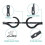 Magic Hangers - Wardrobe Organizer - Multifunctional Hanger - Space Saving - Black - 5 pieces 3
